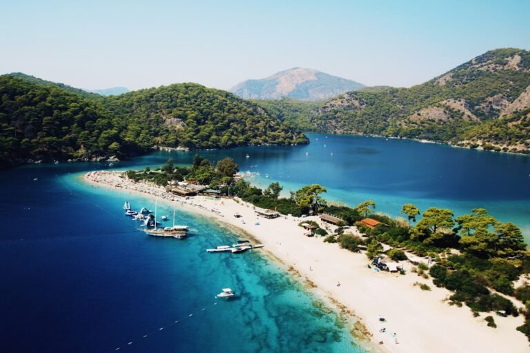 Ölüdeniz beach near Fethiye, Turkey — recovery days during a dental treatment trip